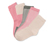 Ponožky, 5 párů, růžové
