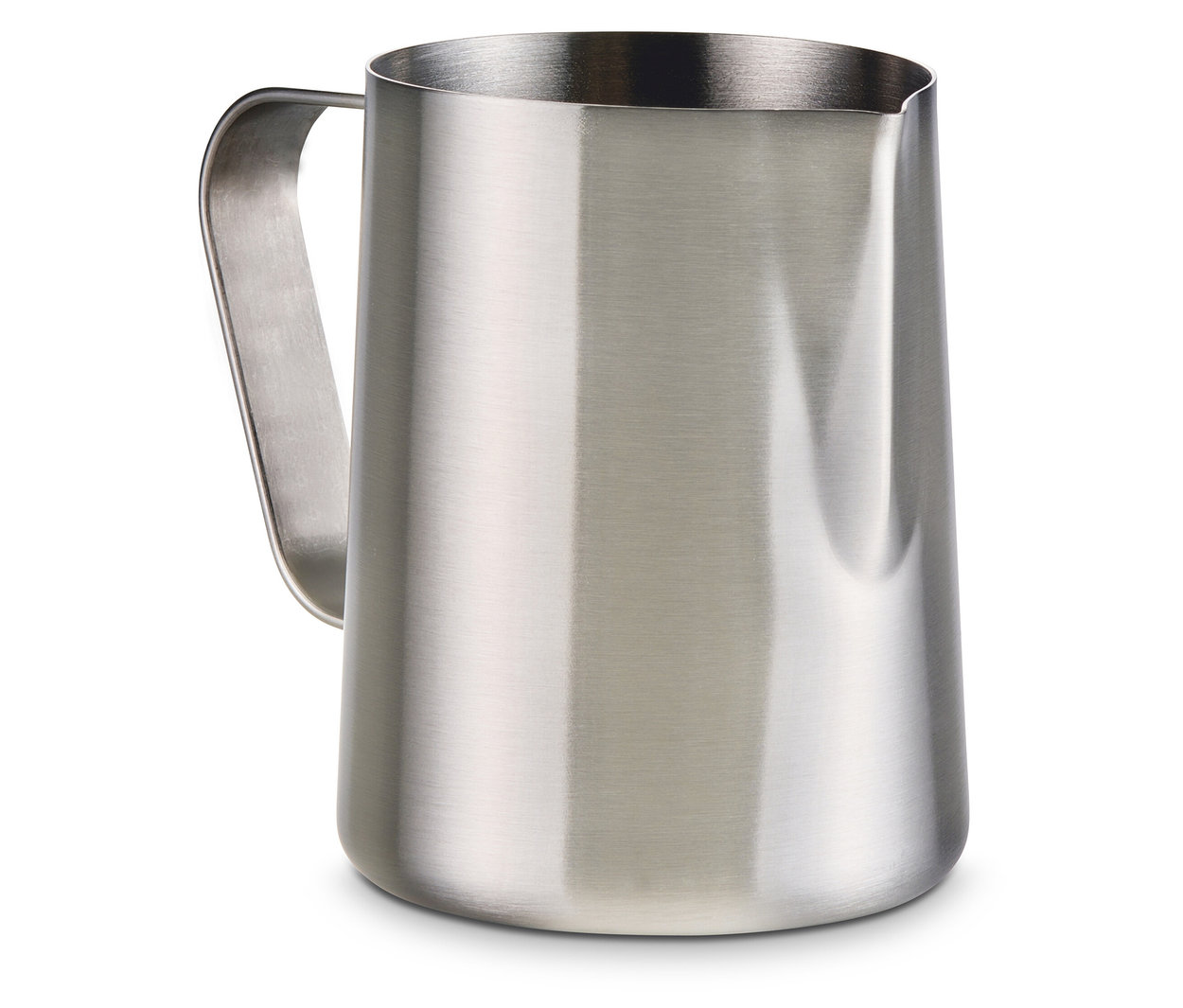 Konvička na mléko z ušlechtilé oceli o objemu 300 ml.