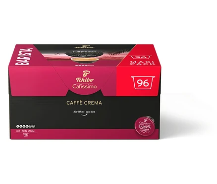 Balení 96 kapslí Cafissimo BARISTA Caffè Crema Colombia.
