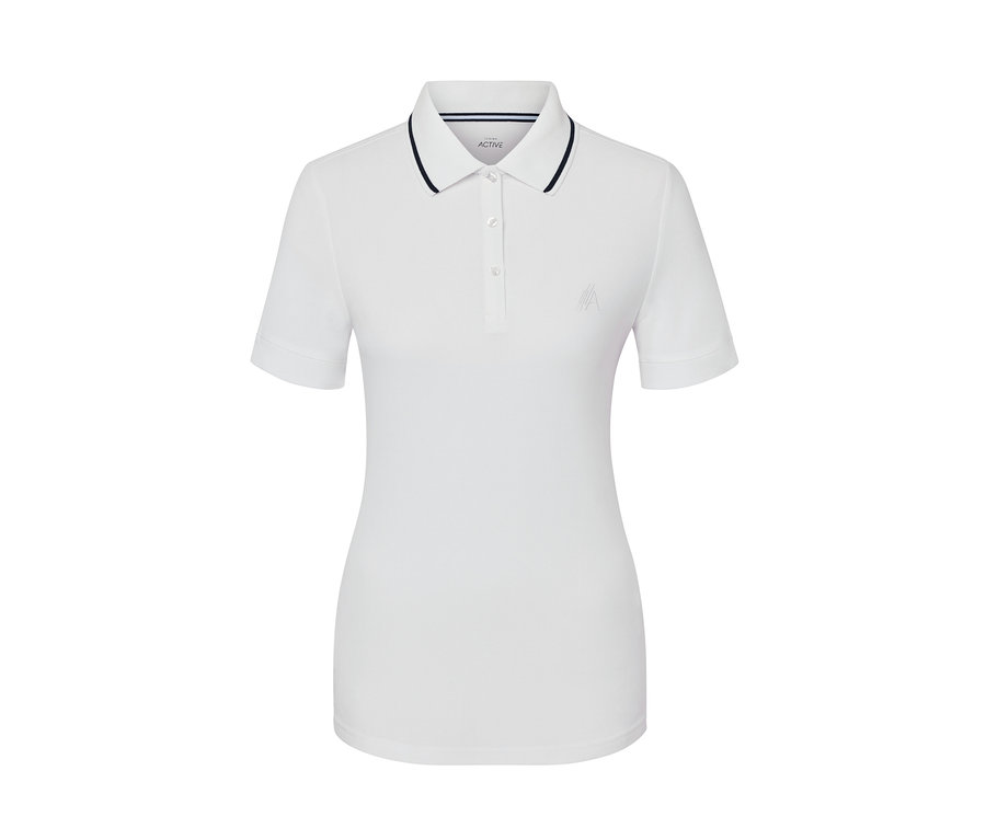 Bílá funkční polokošile s krátkým rukávem.