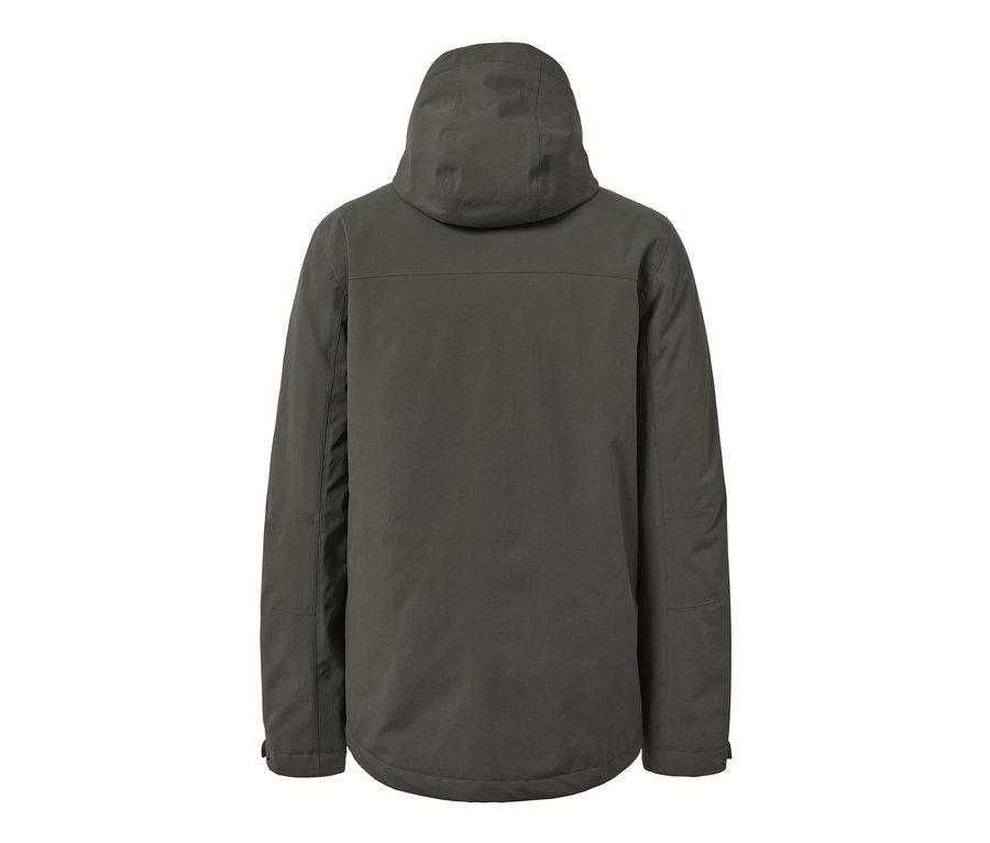 Zadní pohled na outdoorovou bundu 3 v 1 s vestou.