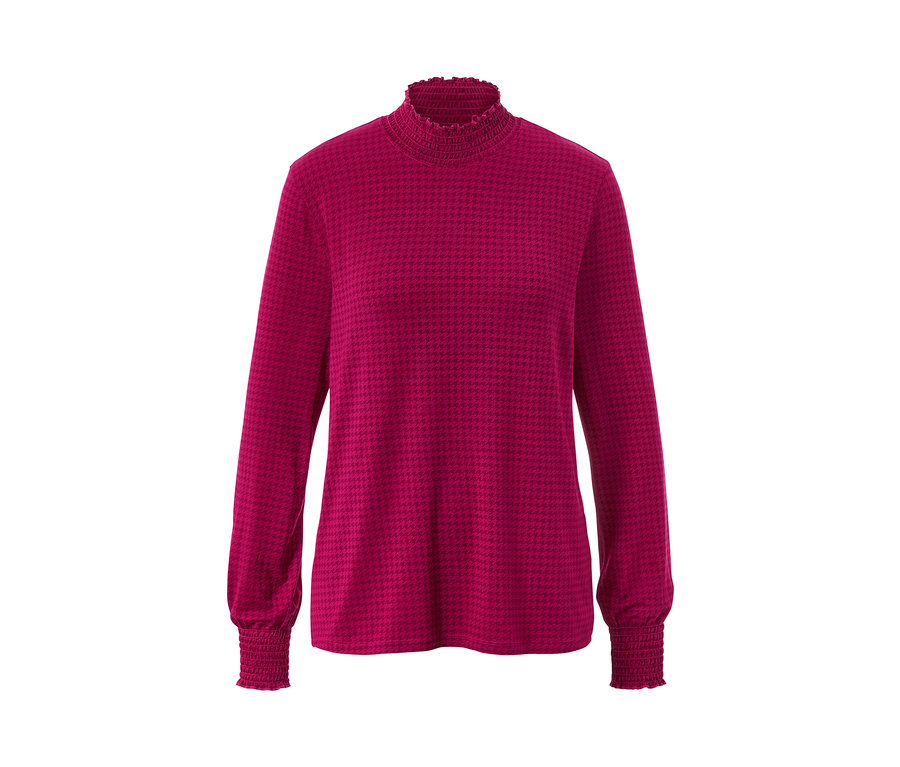 Halenkové triko se stojáčkem a potiskem.