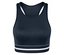 Modrá sportovní podprsenka »Crop Top«.