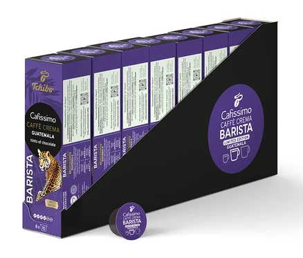 Balení Cafissimo Caffè Crema BARISTA Guatemala – 80 kapslí.