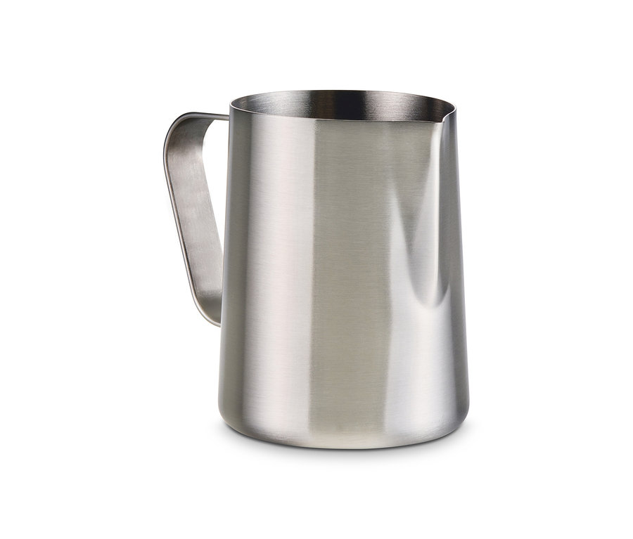 Konvička na mléko z ušlechtilé oceli o objemu 300 ml.