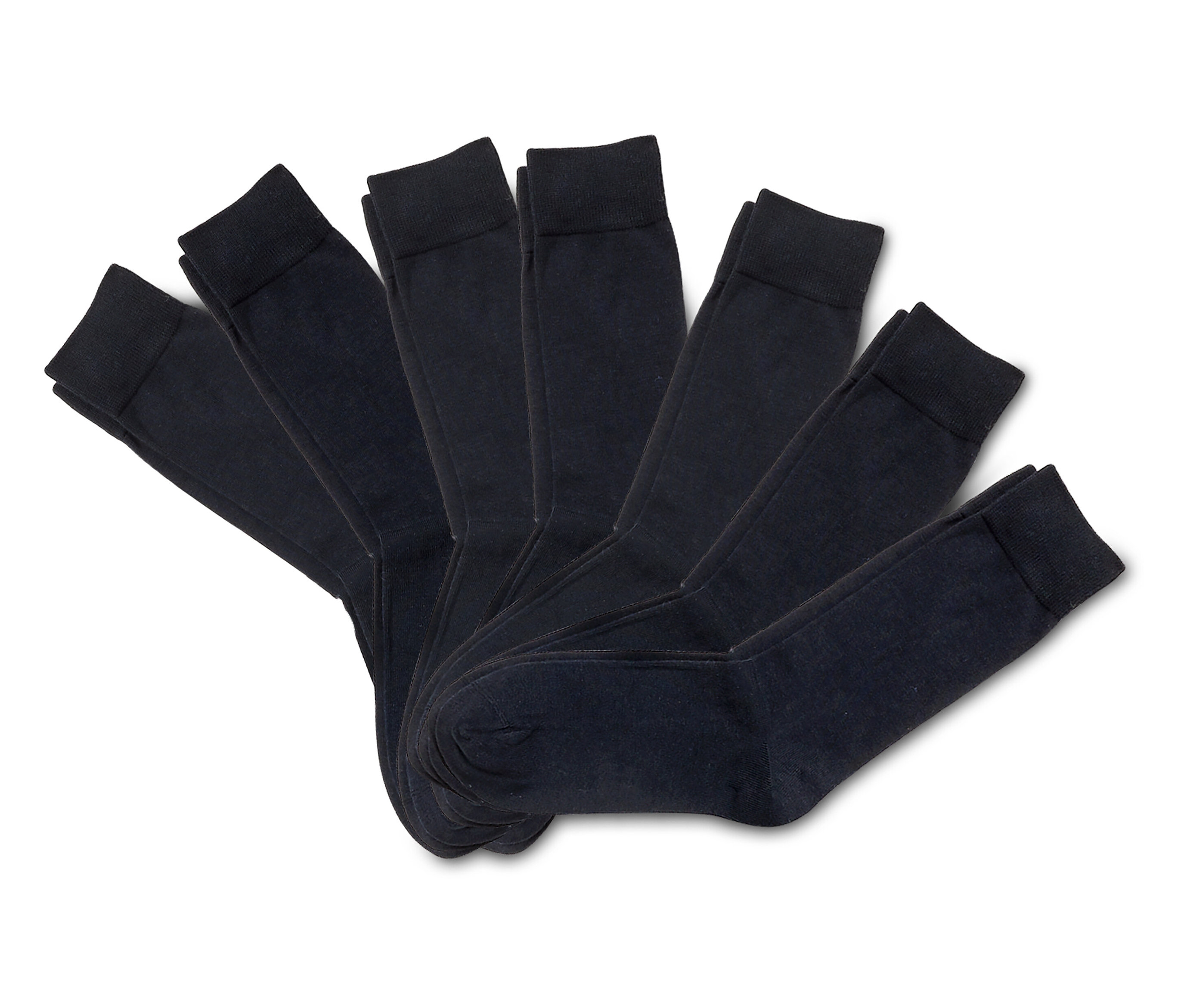 Černé ponožky, 7 párů.