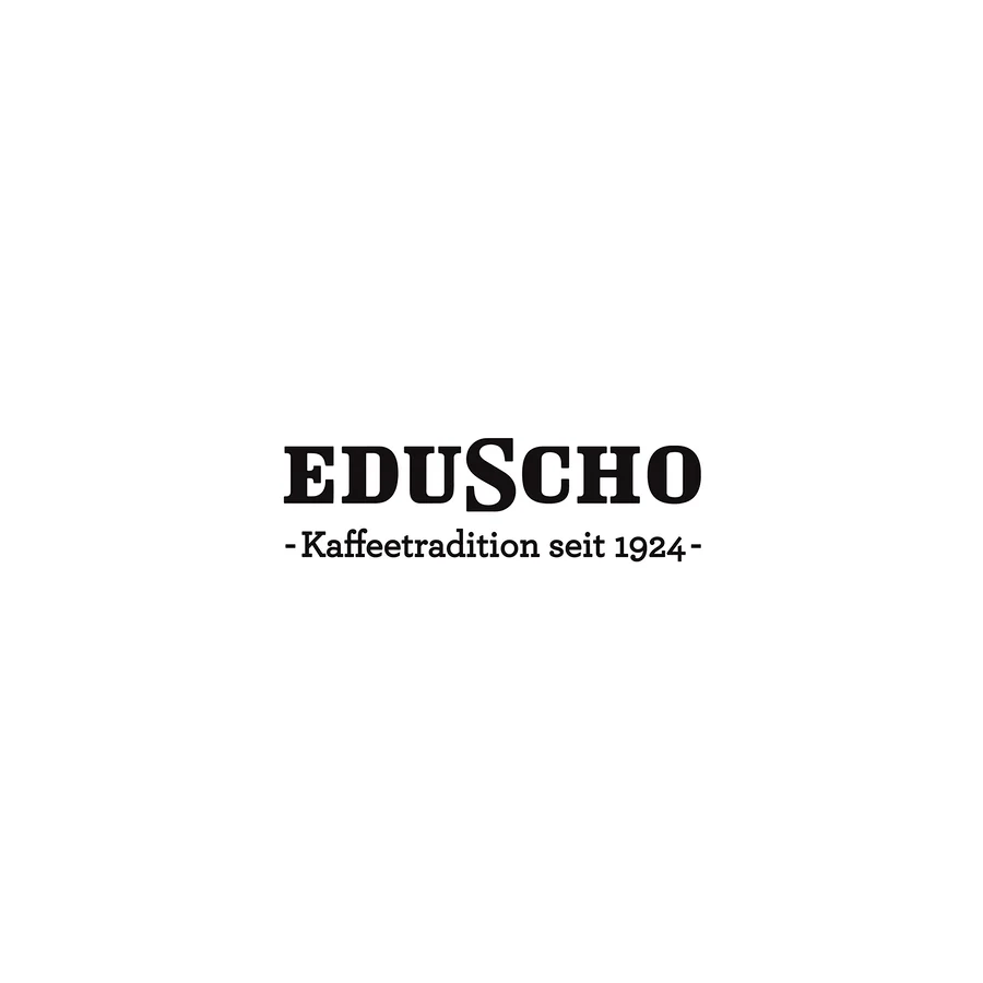 Logo Eduscho s nápisem "Kaffeetradition seit 1924".