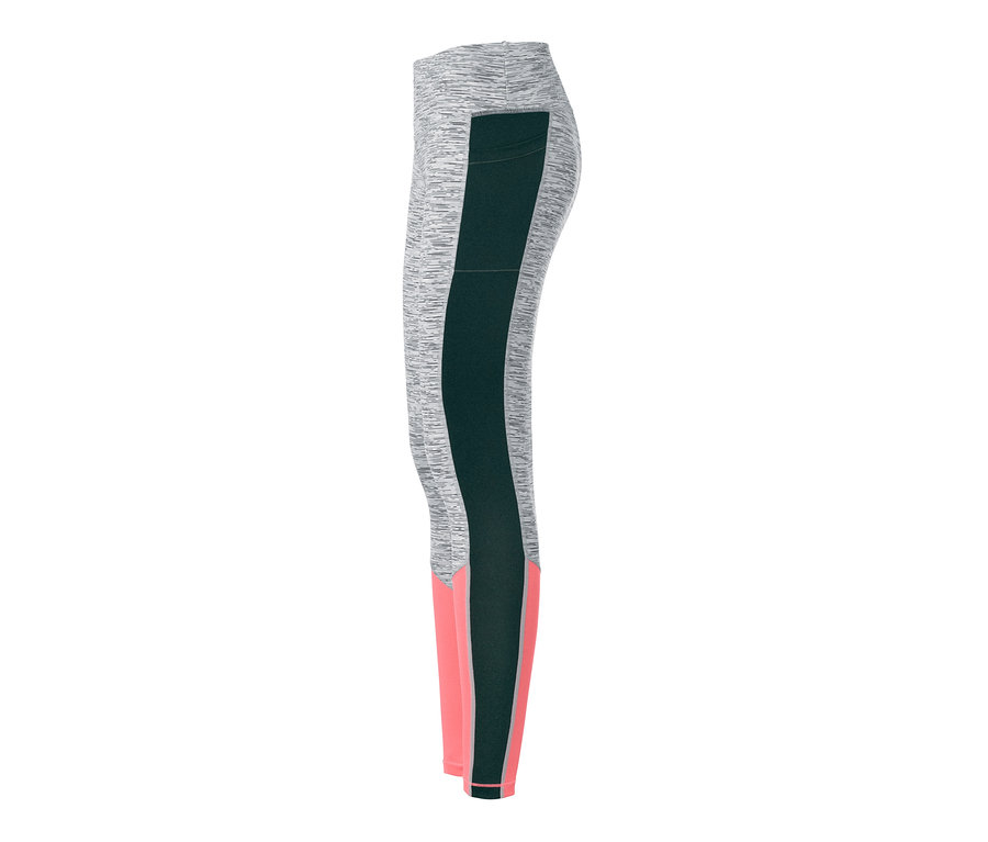 Sportovní legíny, ve stylu color blocking