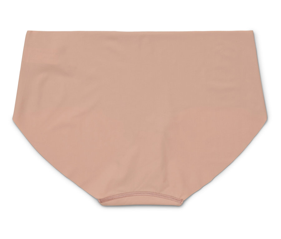 Jedny tělové kalhotky leží ploše na bílém pozadí.