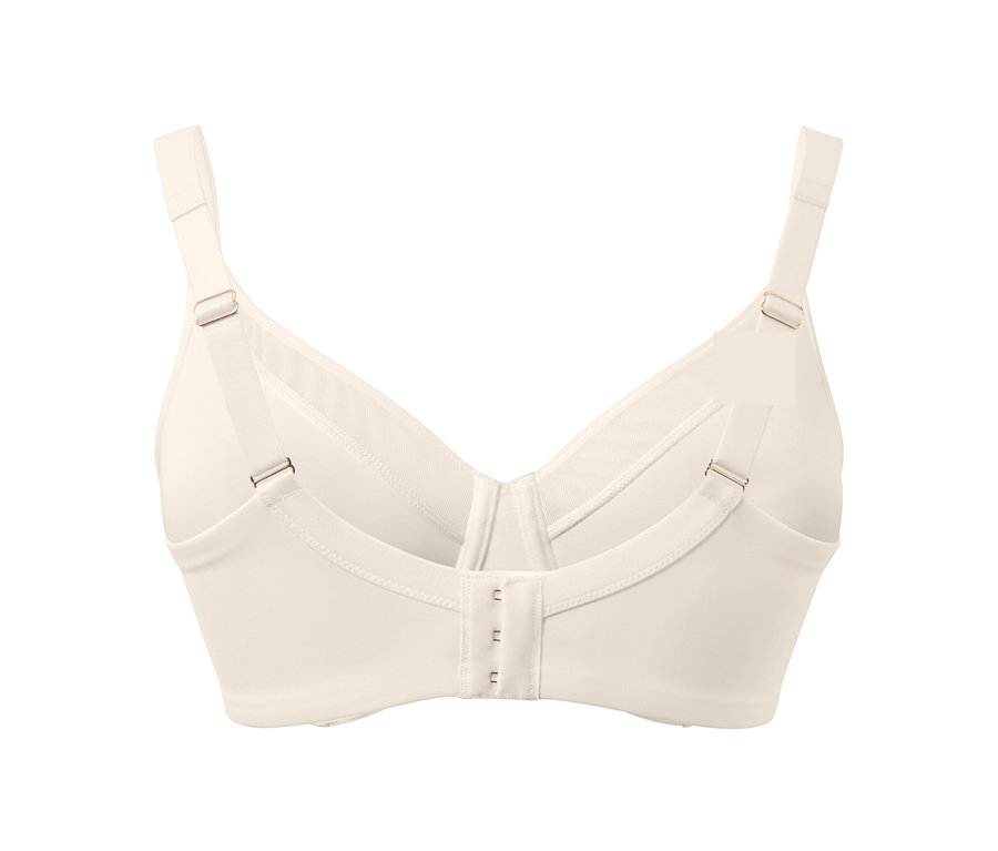 Detail krémové zmenšující podprsenky.