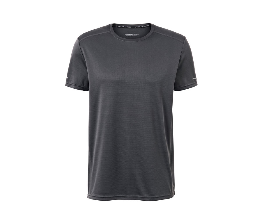 Šedé funkční triko.
