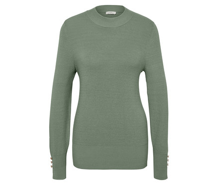 Svetr z jemného úpletu, šalvějová