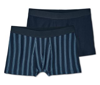 1x tmavě modrá, 1x tmavomodro-světle modré proužky
