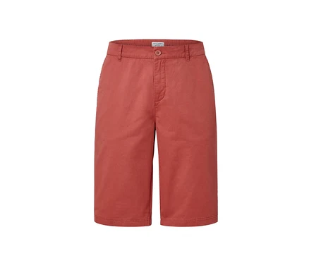 Terracotta šortky chino.