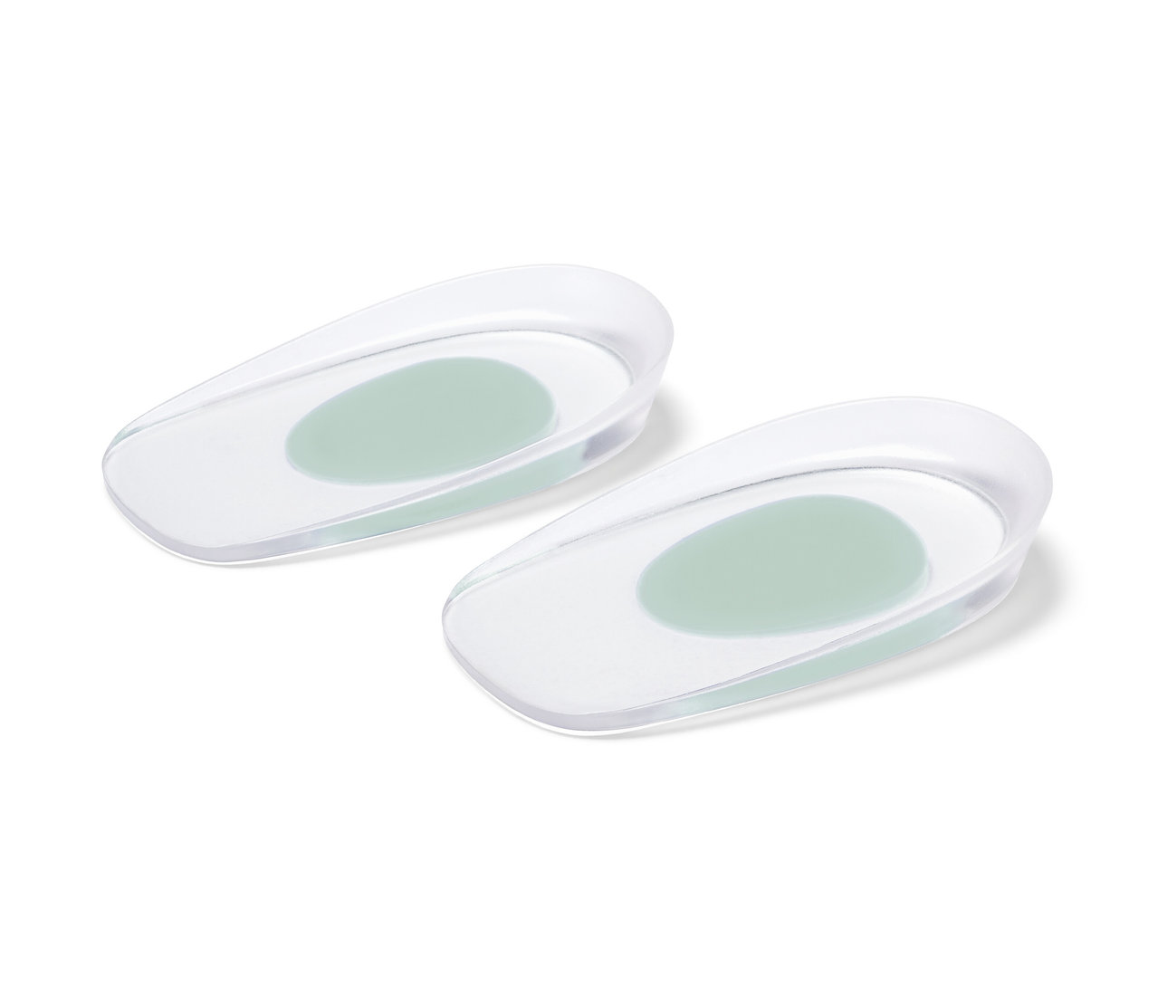 Dva průhledné patní klíny.