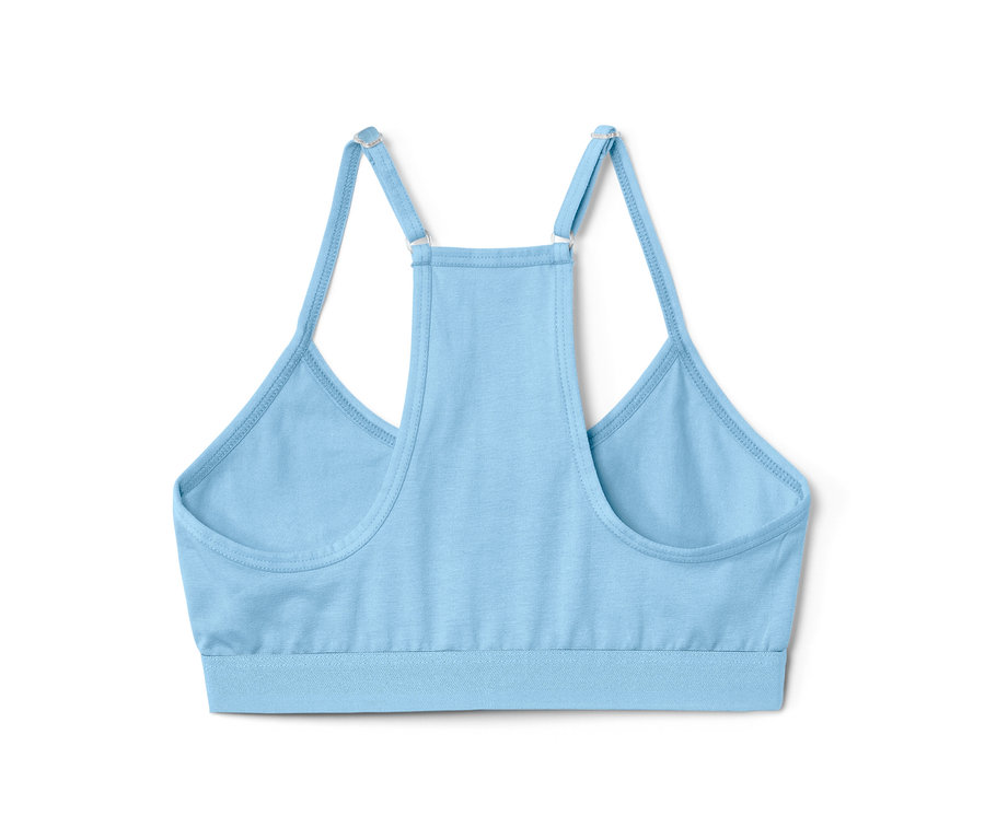 Detail dívčí podprsenky ze 3 ks soupravy.