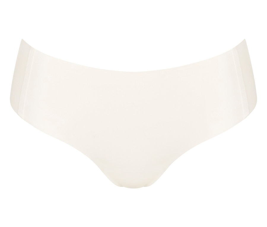 Bokové kalhotky sloggi ZERO Feel 2.0 Hipster, silk white na bílém pozadí.