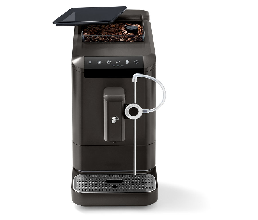 Černý kávovar »Esperto 2 Milk«.