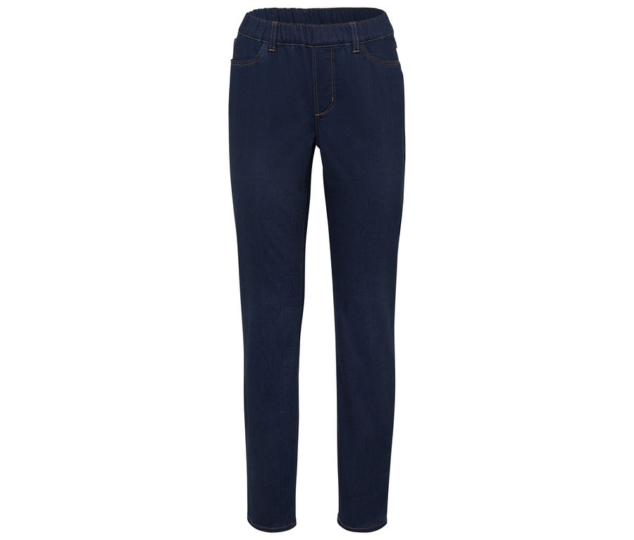 Tmavě modré termolegíny.