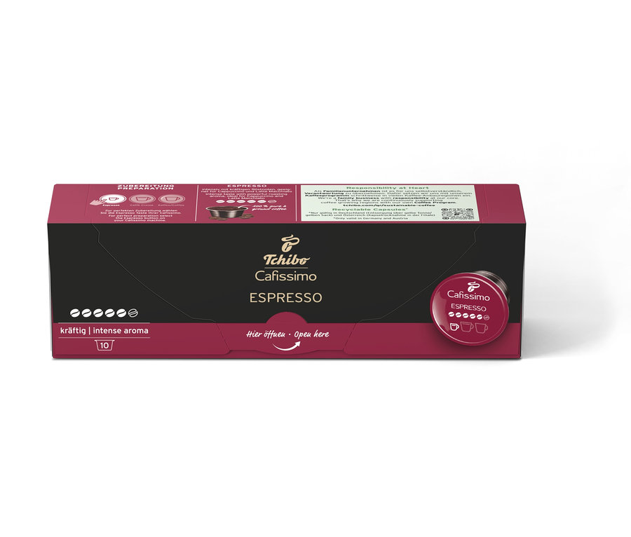 Balení Cafissimo Espresso kräftig.