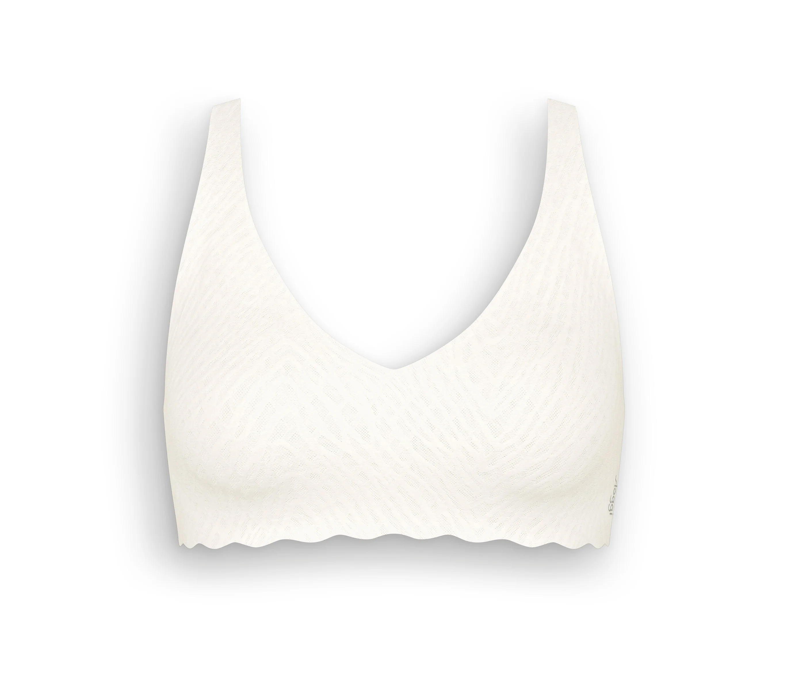 Dámská podprsenka ZERO Feel Bliss Soft bra - Sloggi hedvábně bílá (00GZ) 000M