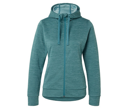 Bunda s kapucí, tyrkysová