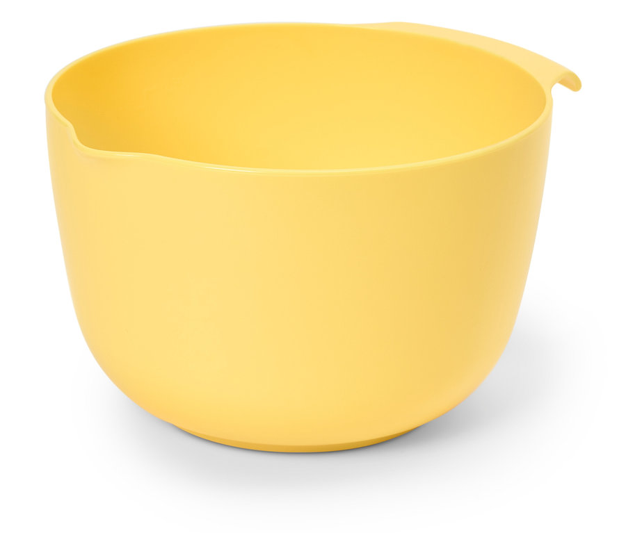 Žlutá mísa na míchání.