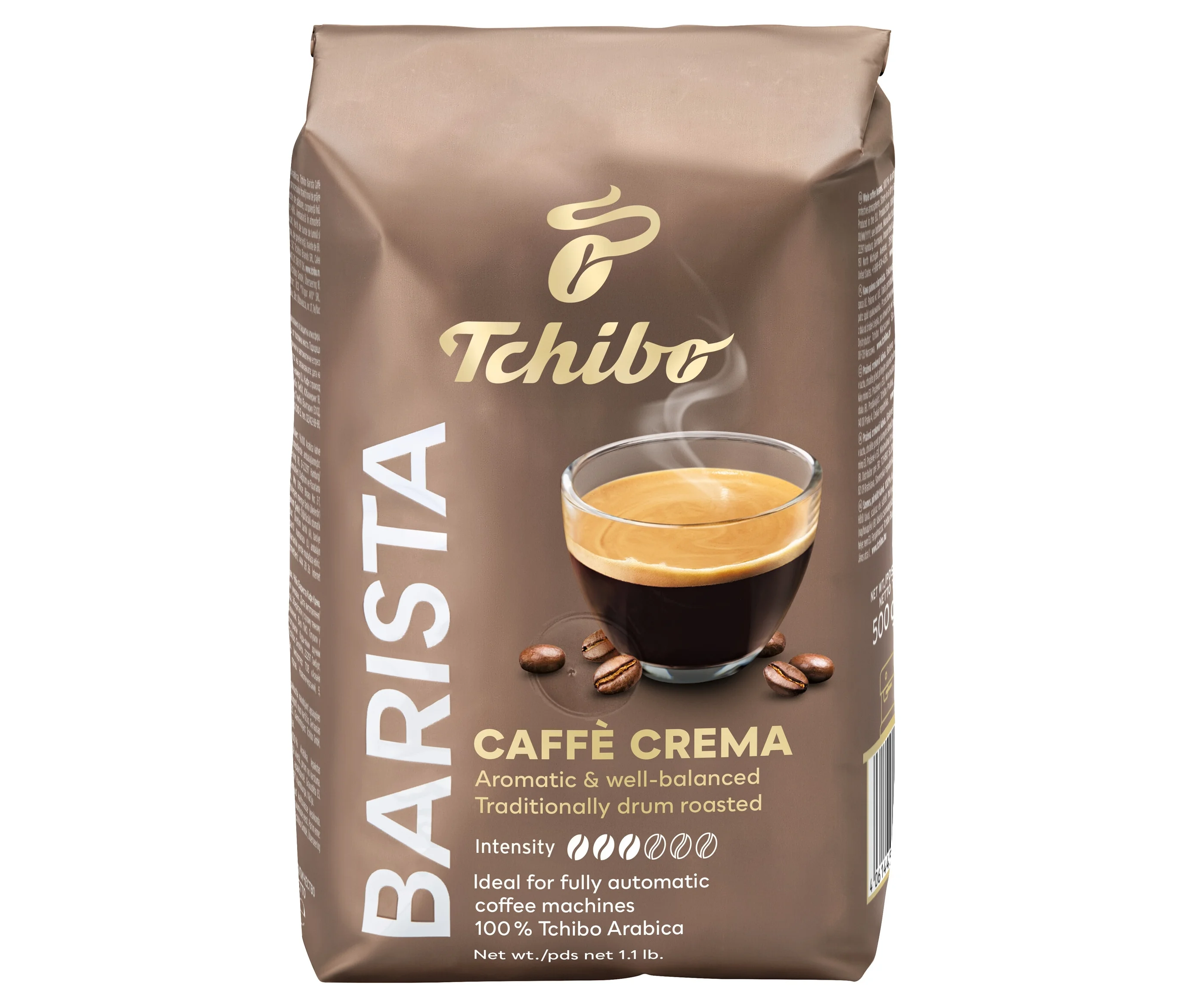BARISTA Caffè Crema – 500 g zrnkové kávy