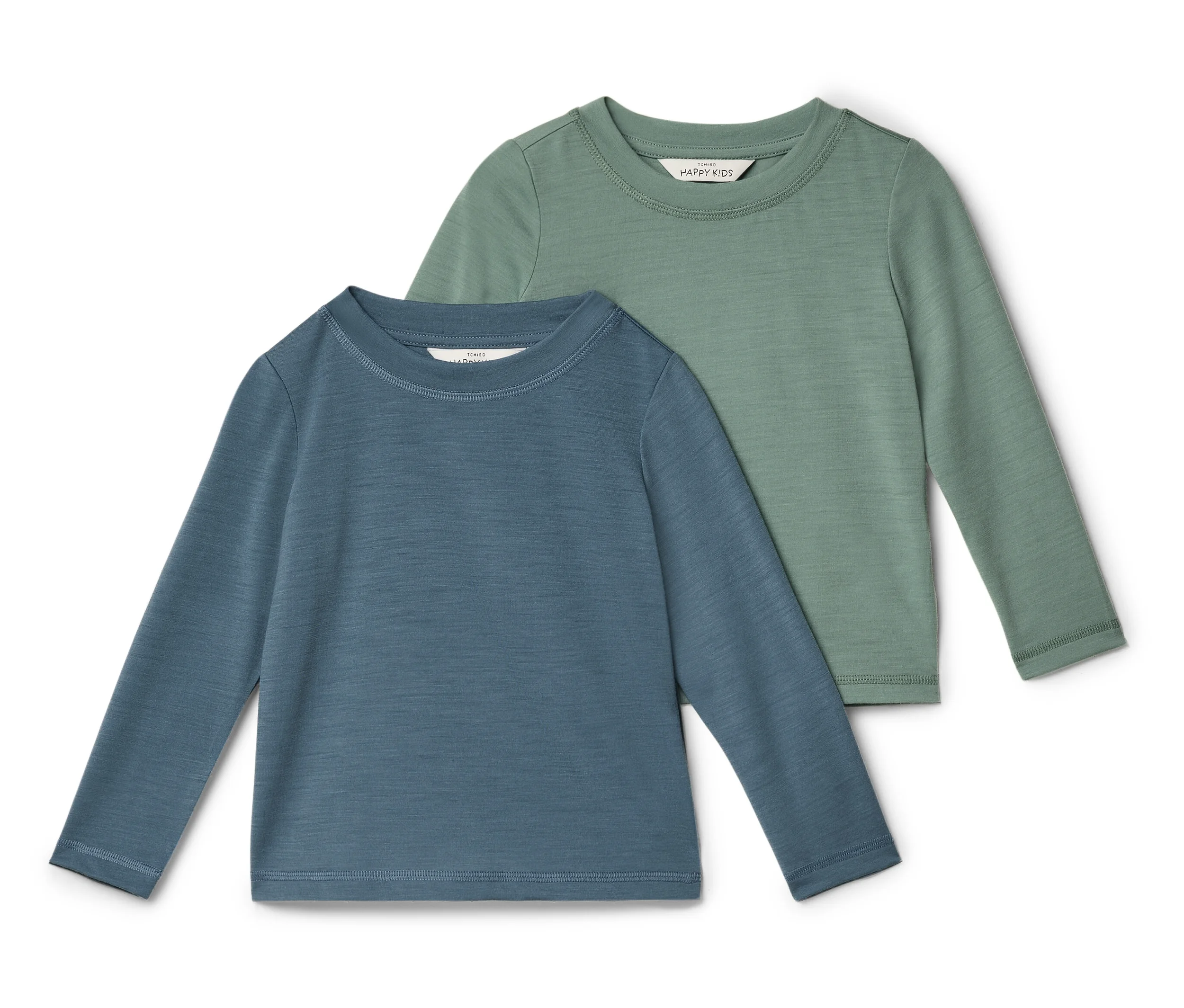 Tchibo - Dětská trika s dlouhým rukávem a s vlnou merino - Baby - vel. 98/104