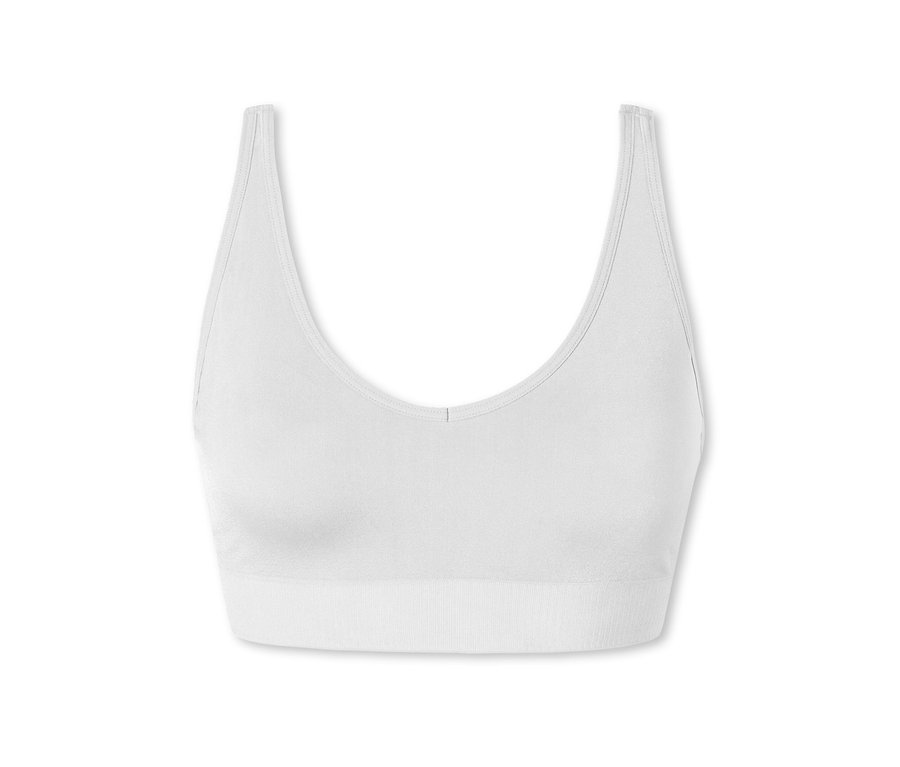 Bílá podprsenka s vycpávkami SCHIESSER.