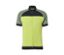 Žlutý cyklistický trikot s krátkým rukávem, zipem a černými akcenty.