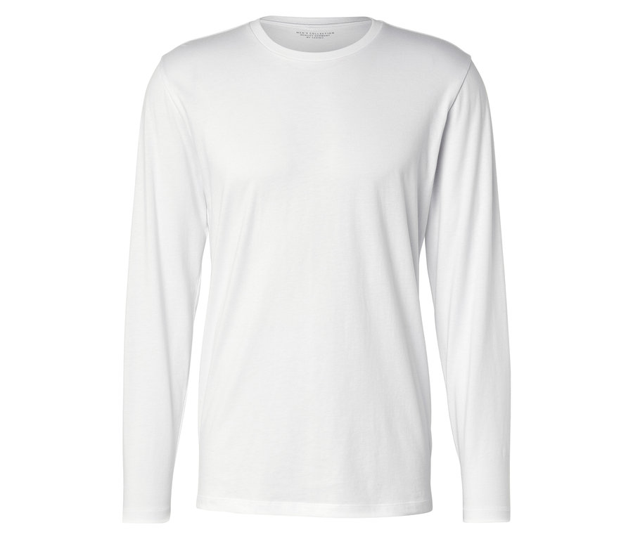 Bílé tričko s dlouhým rukávem