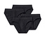 Čtyři černé pánské slipy.
