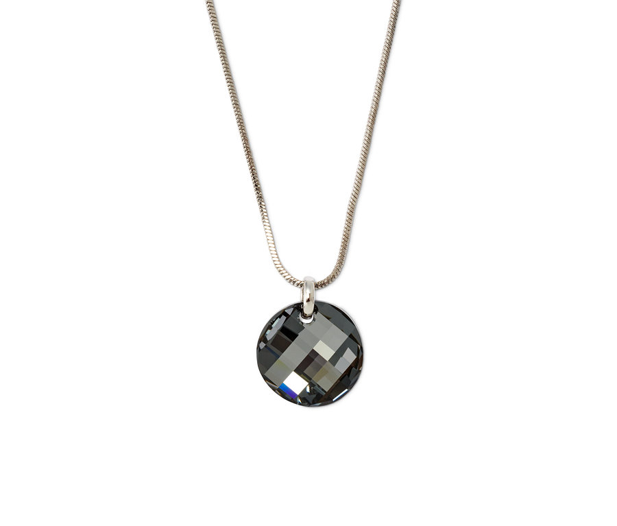 Stříbrný náhrdelník s přívěskem s kamínkem Swarovski®.
