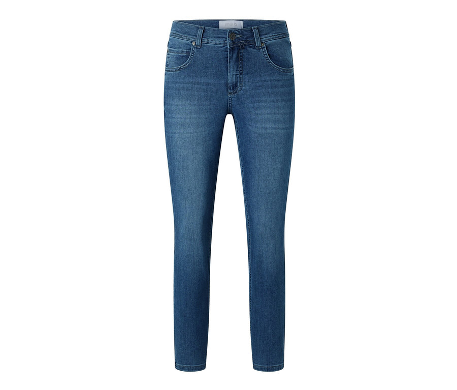 Modré džíny Angels »Ornella« slim fit 7/8.