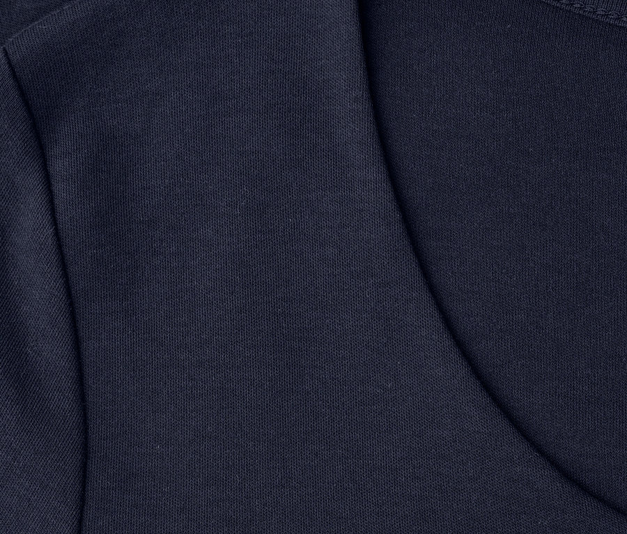 Detail námořnicky modrého trička s krátkým rukávem Street One.