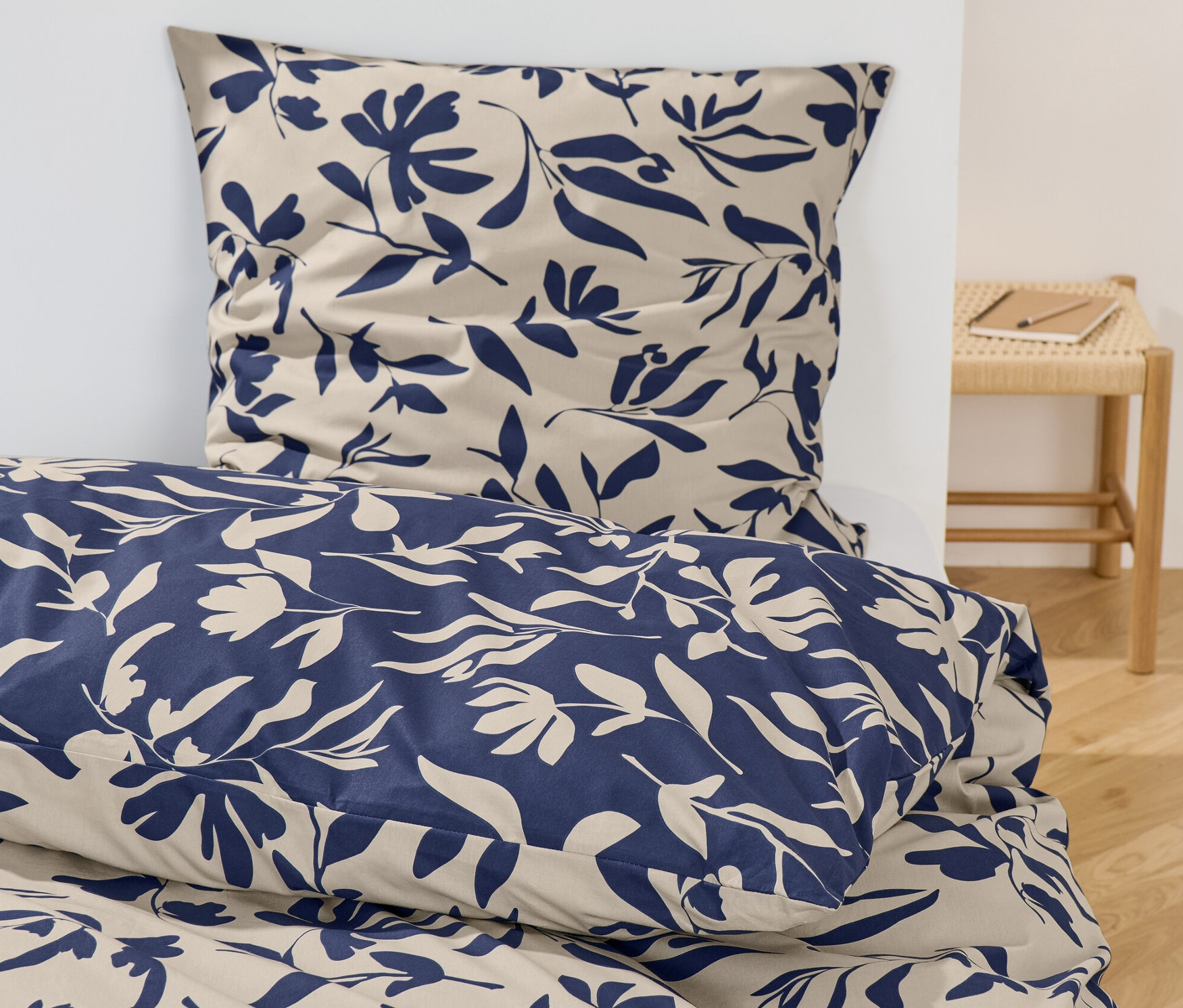 Květinové perkálové povlečení standardní a nadměrné velikosti.