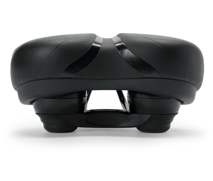 Černé sedlo na kolo.