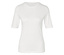 Triko basic s polodlouhým rukávem, bílá