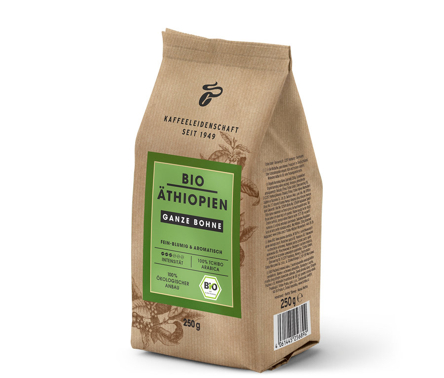 Balíček Biokávy – 250 g zrnkové kávy.