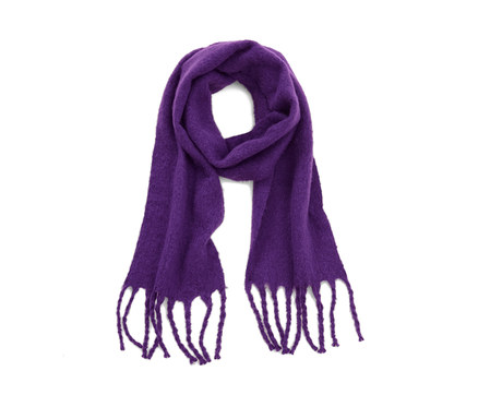 Tkaná šála, fialová