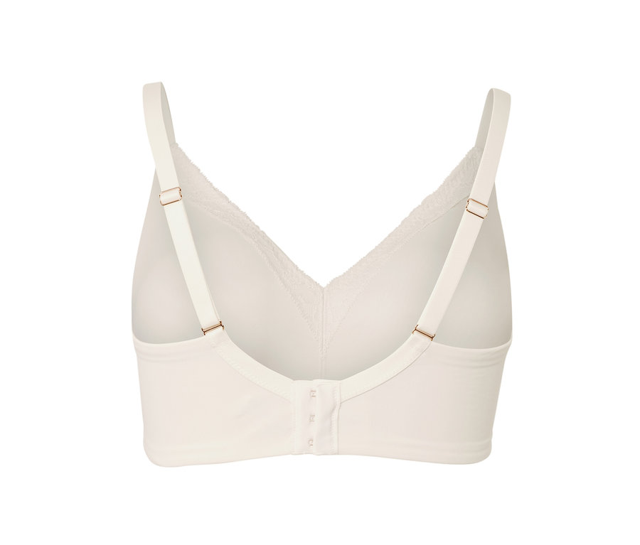 Detail zadní strany měkké podprsenky.