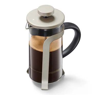 Konvička french press 300 ml, 2 šálky, šampaň.