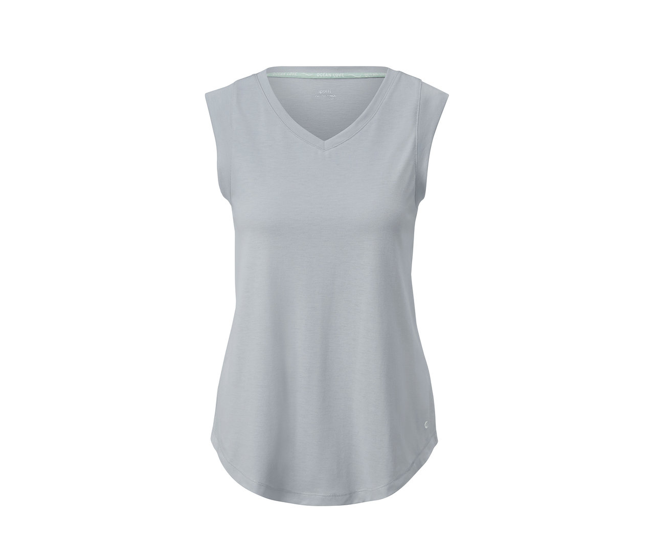 Světle šedý top z dvousetové soupravy topů.