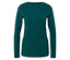 Petrol tričko s dlouhým rukávem.