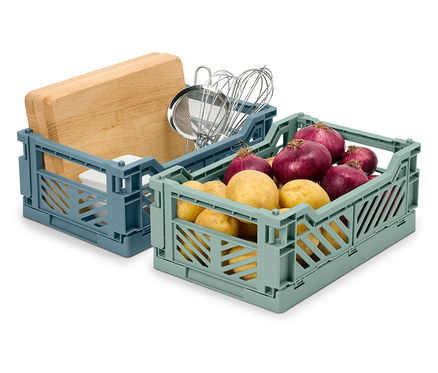 Skládací úložné boxy, 2 ks