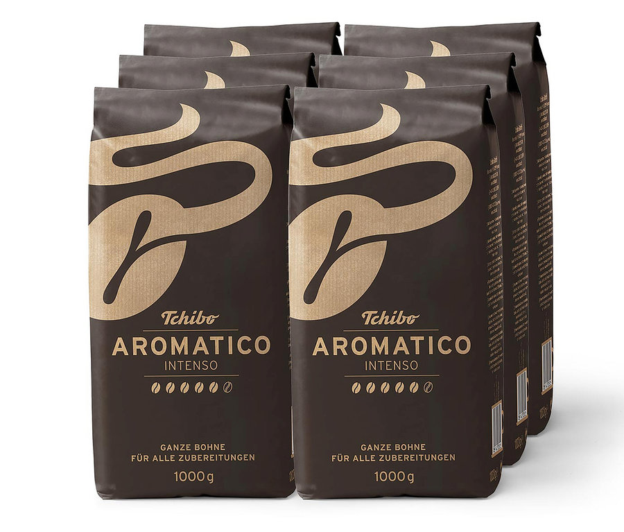 Aromatico Intenso - 6 × 1 kg zrnkové kávy