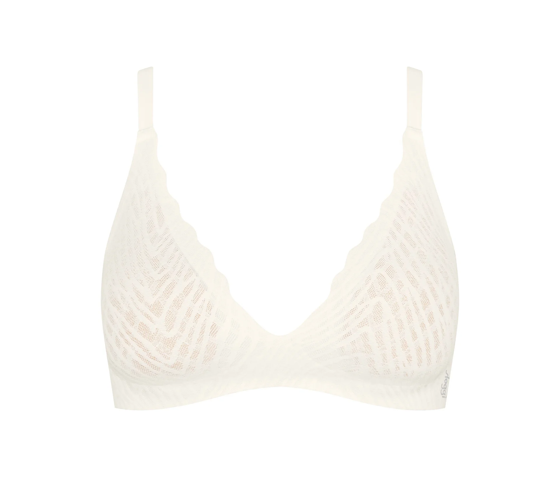 sloggi ZERO Feel Bliss THE UP P Bra - WHITE - SLOGGI WHITE - SLOGGI SILK WHITE L