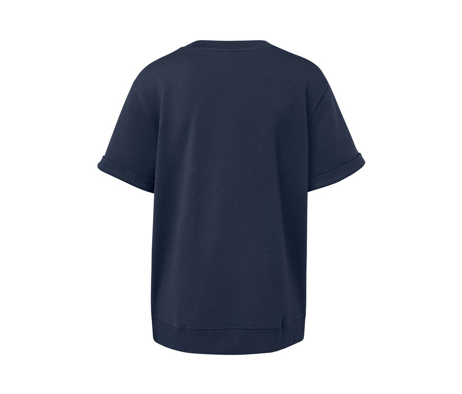 Tmavě modré tričko z modalové směsi.