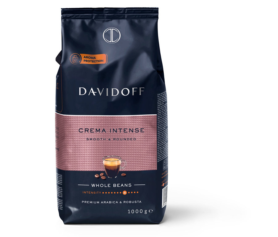 DAVIDOFF CAFÉ Crema Intense - 1 kg zrnkové kávy